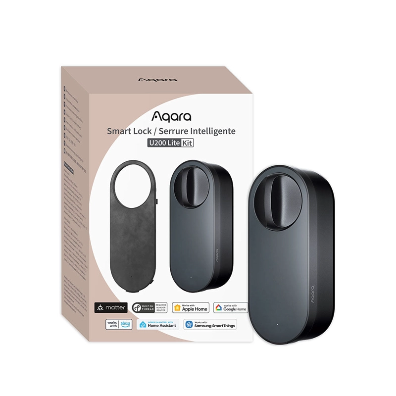 CERRADURA INTELIGENTE U200 LITE KIT NEGRO AQARA - 2