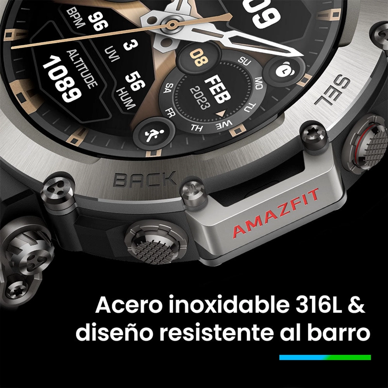 RELOJ INTELIGENTE AMAZFIT T-REX ULTRA ABYSS BLACK - 5