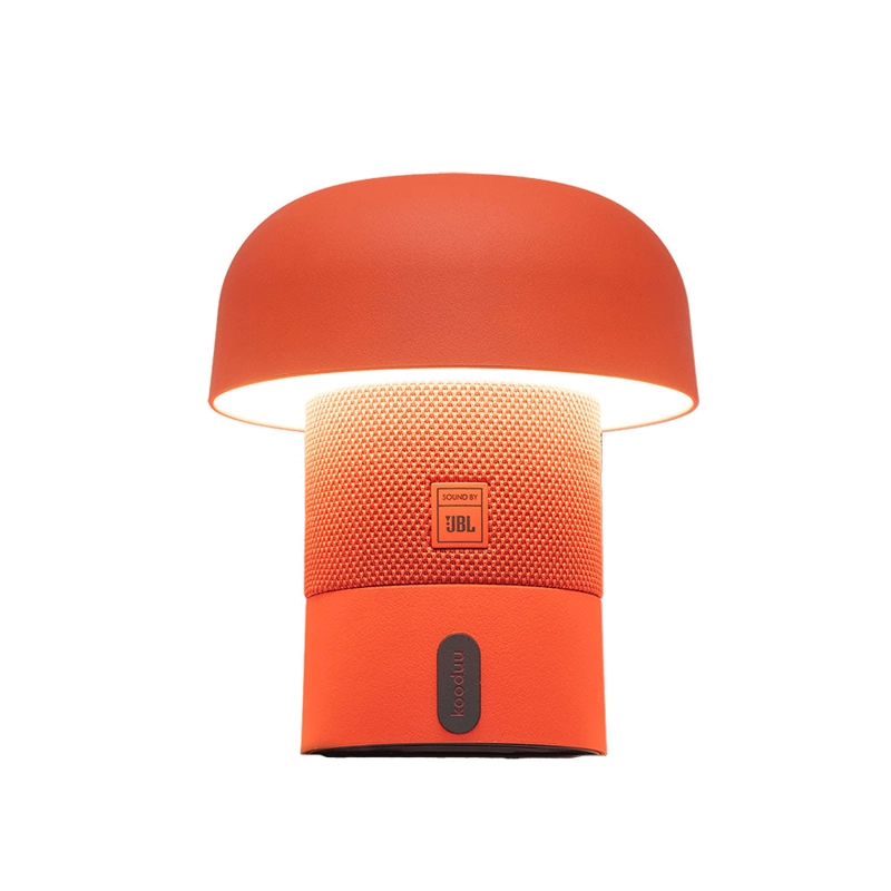 LAMPARA PORTATIL SENSA PLAY MINI CON PARLANTE JBL KOODUU ORANGE - 2