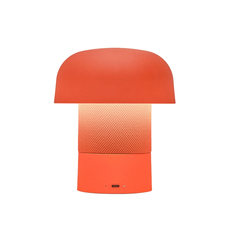 LAMPARA PORTATIL SENSA PLAY MINI CON PARLANTE JBL KOODUU ORANGE - 4