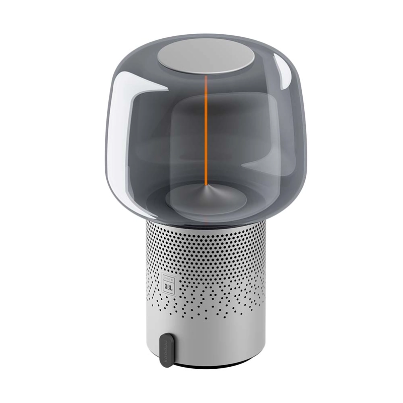 LAMPARA SERENA PLAY CON PARLANTE JBL KOODUU FROSTED SILVER - 3