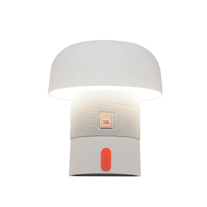 LAMPARA PORTATIL SENSA PLAY MINI CON PARLANTE JBL KOODUU CLOUDY WHITE - 2