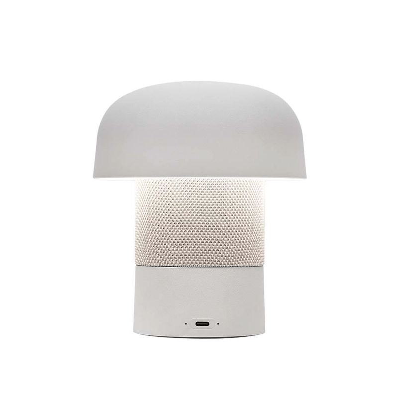 LAMPARA PORTATIL SENSA PLAY MINI CON PARLANTE JBL KOODUU CLOUDY WHITE - 4