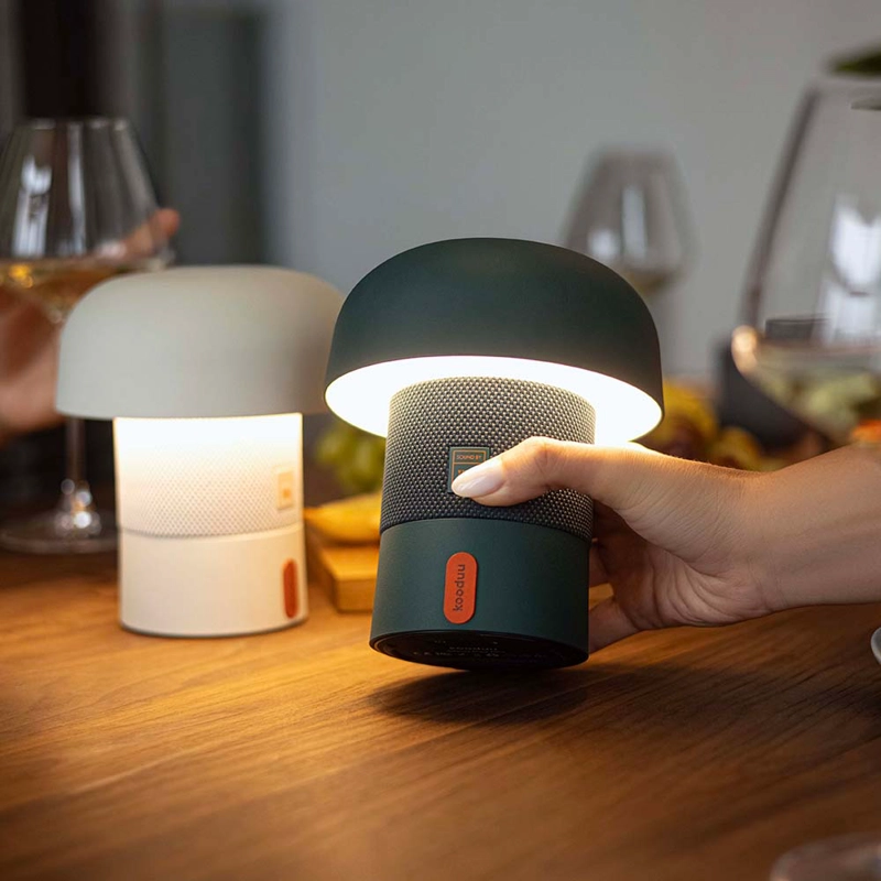 LAMPARA PORTATIL SENSA PLAY MINI CON PARLANTE JBL KOODUU DEEP AQUAMARINE - 7