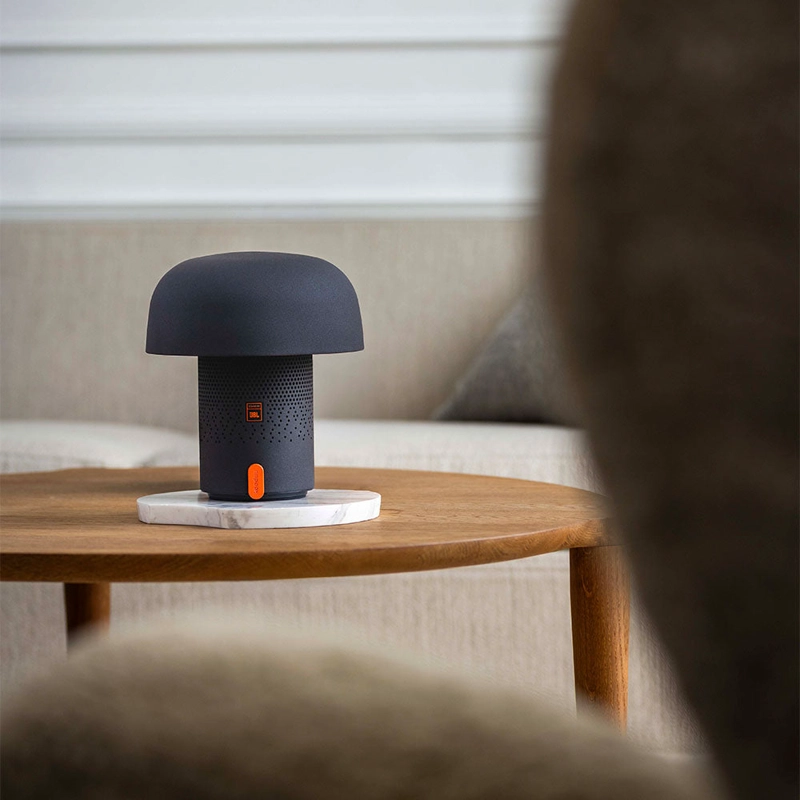 LAMPARA PORTATIL SENSA PLAY CON PARLANTE JBL KOODUU ORANGE - 6