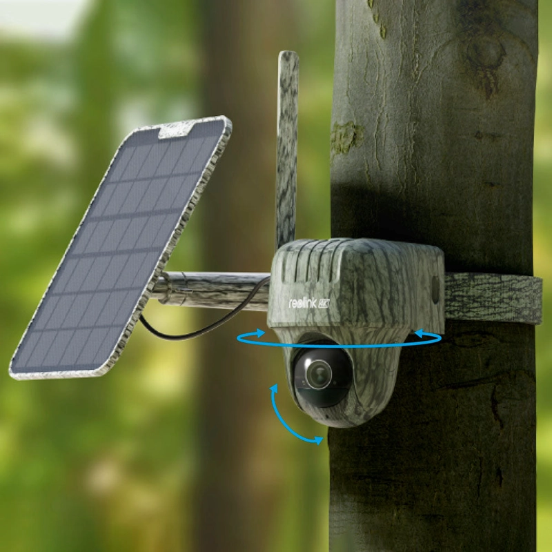 CAMARA DE SEGURIDAD RANGER PT 4G LTE Y PANEL SOLAR 2 REOLINK - 5
