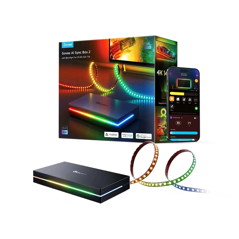 SISTEMA DE SINCRONIZACION DE LUCES AI SYNC BOX 2 GOVEE - 1