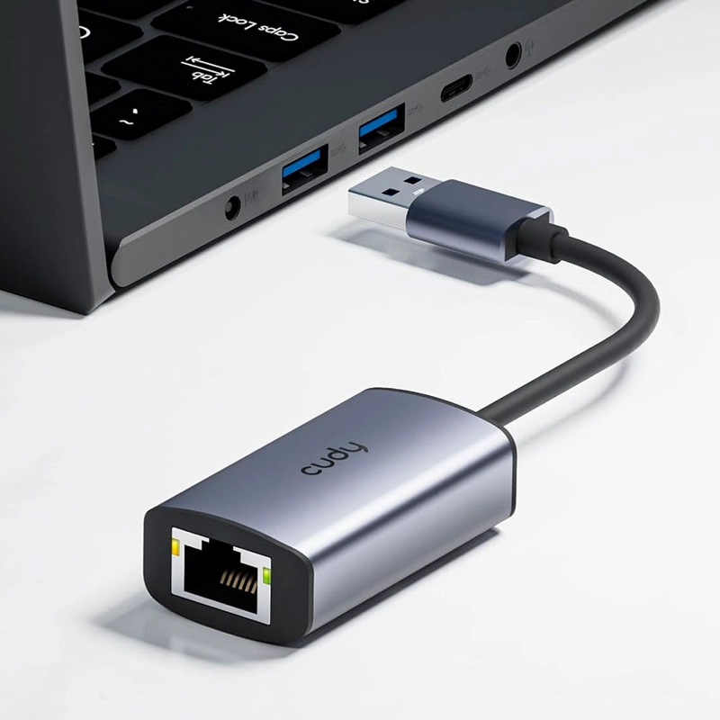 ADAPTADOR ETHERNET USB-A, ADAPTADOR DE RED USB 3.0 CUDY - 3