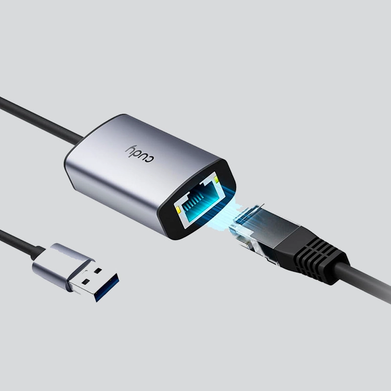 ADAPTADOR ETHERNET USB-A, ADAPTADOR DE RED USB 3.0 CUDY - 4
