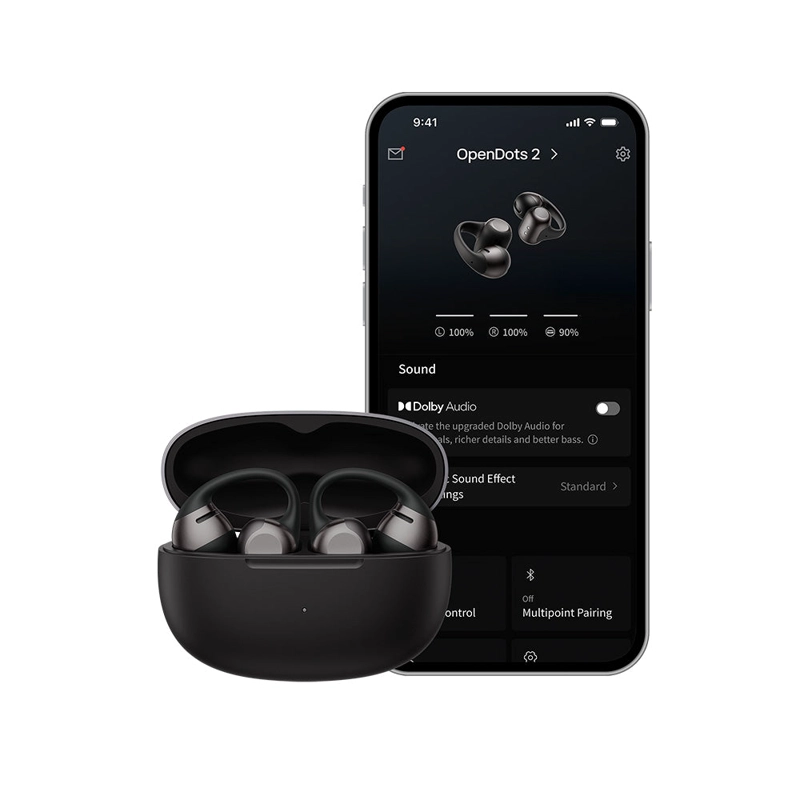 AUDIFONOS BLUETOOTH SHOKZ OPENDOTS 2 - BLACK - 4