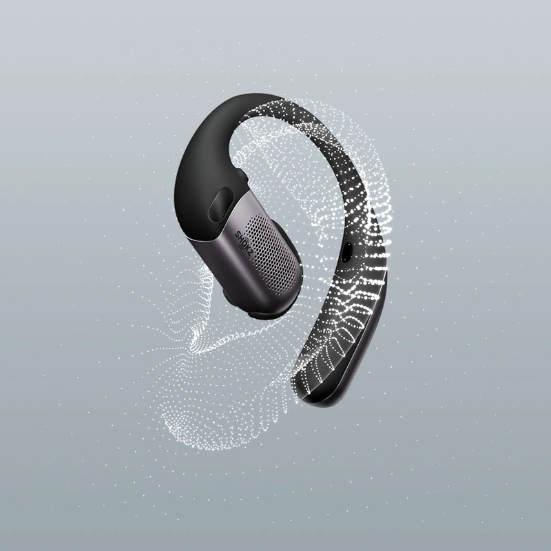 AUDIFONOS BLUETOOTH SHOKZ OPENFIT PRO - BLACK - 4