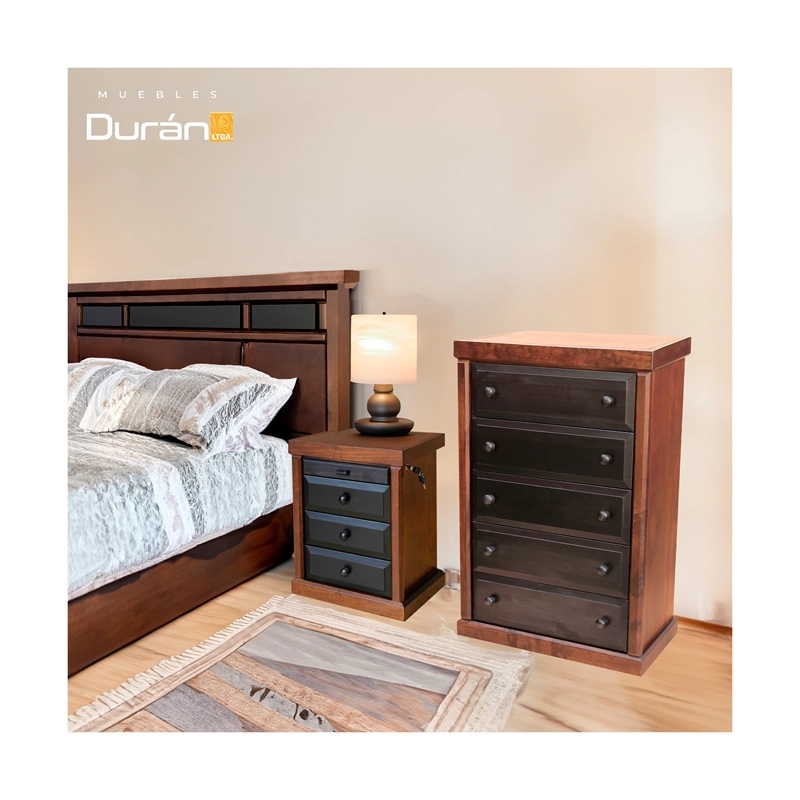 CAJONERA MUEBLES DURAN SOFIA CHOCOLATE 5 - 2