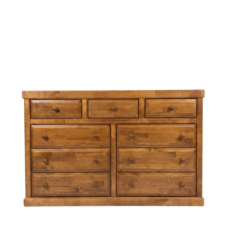 COMODA VICTORIA COLOR NOGAL 9 CAJONES - 3