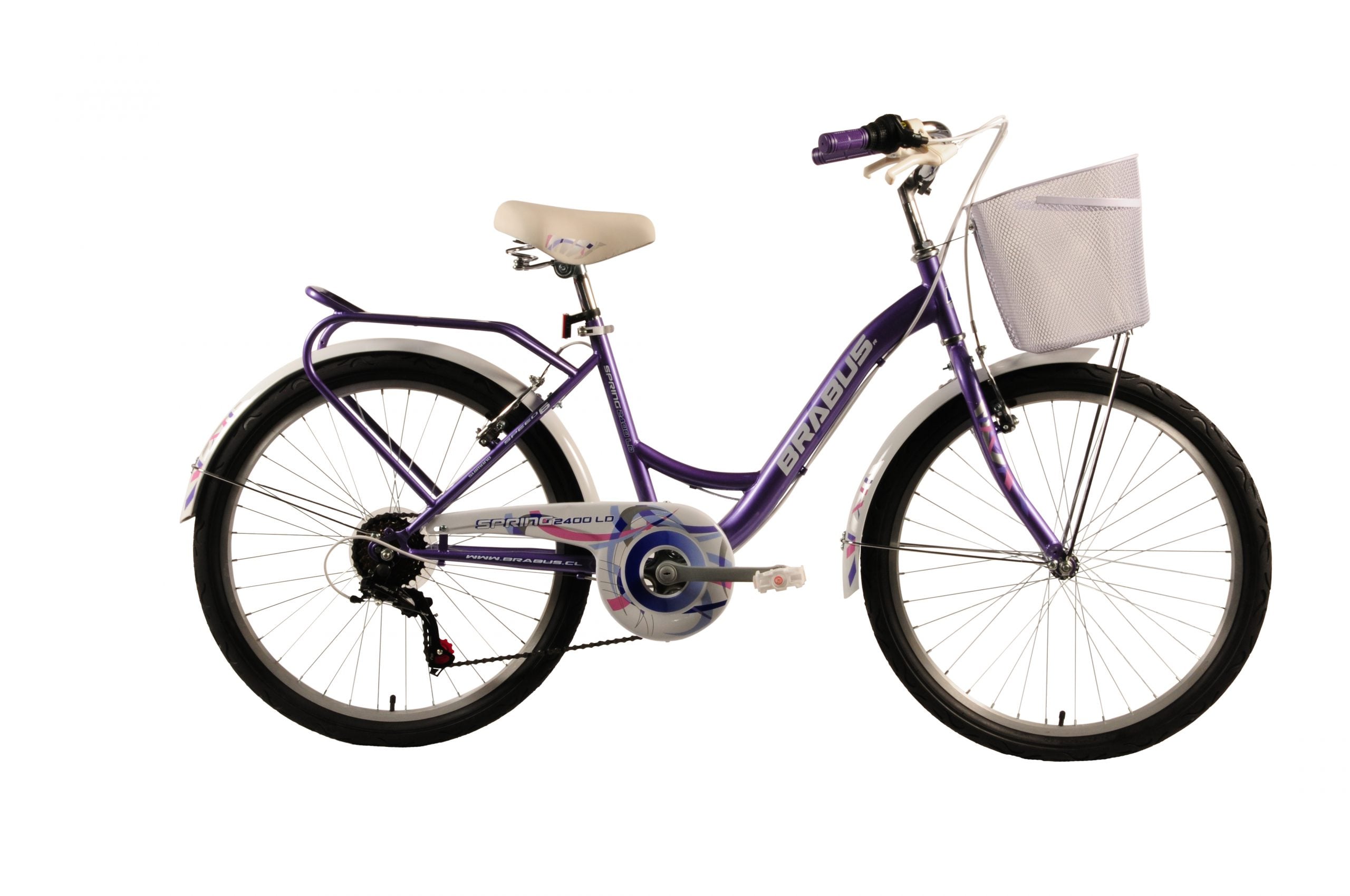 BICICLETA BRABUS SPRING ARO 24 VIOLETA - 1