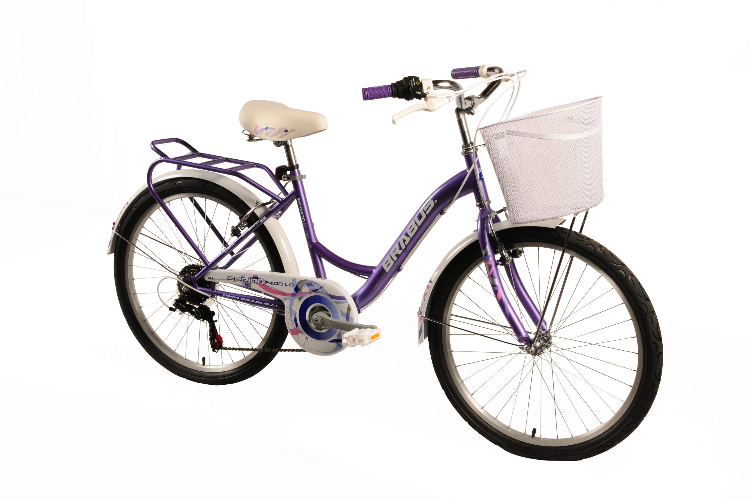 BICICLETA BRABUS SPRING ARO 24 VIOLETA - 2