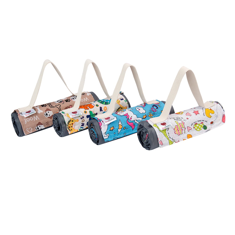 MANTA AMAMANTAS INFANTIL PICNIC IMPERMEABLE DINOSAURIOS MULTICOLOR - 2