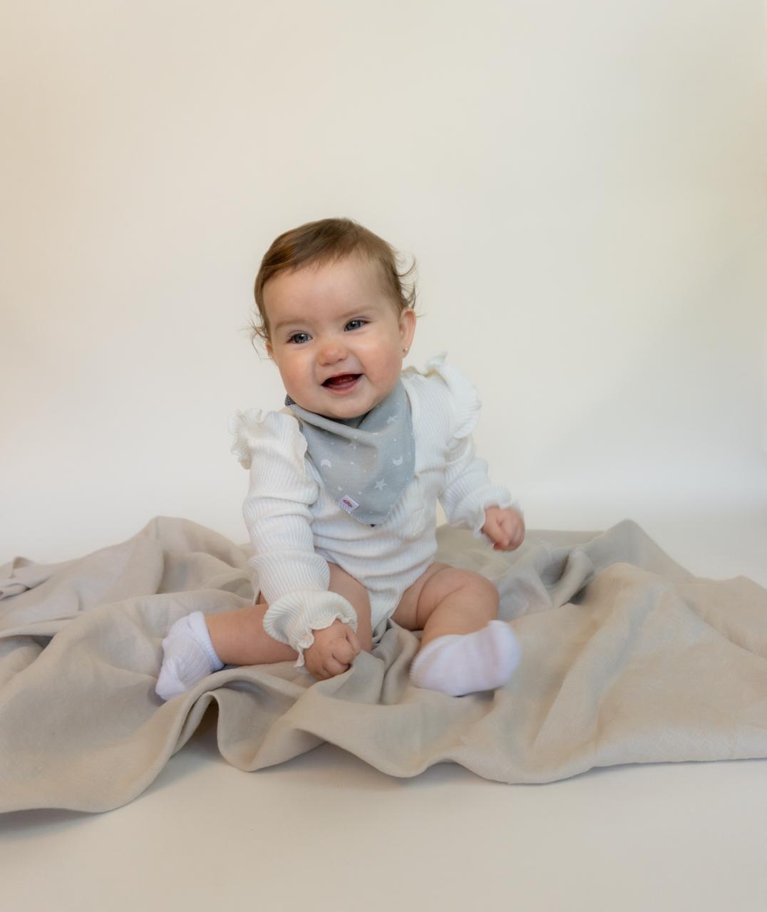 BABY GIFT SET NATURAL SAQUITO GRIS - 6