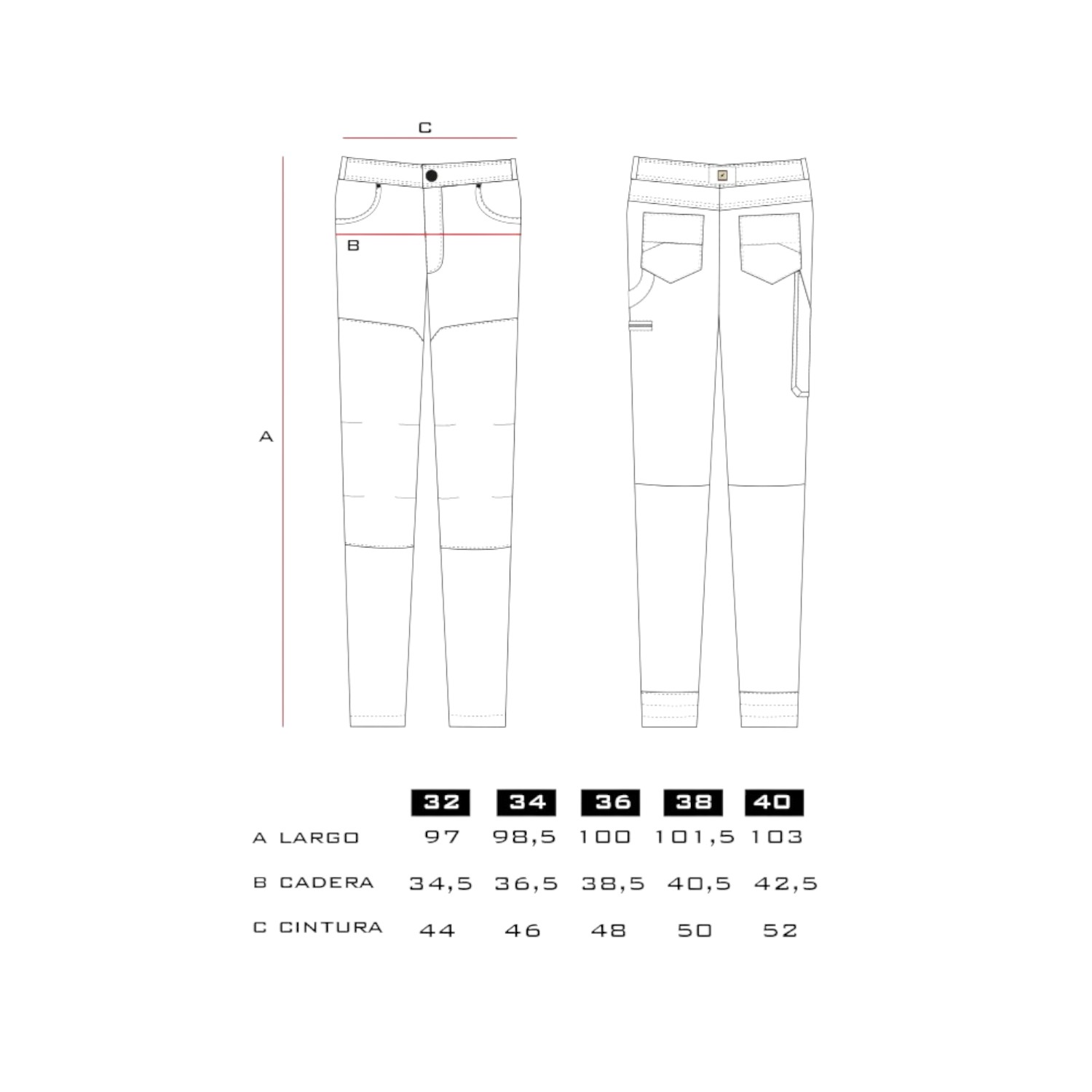 PANTALÓN MUJER FALCONE AZUL ESCAPADE - 4