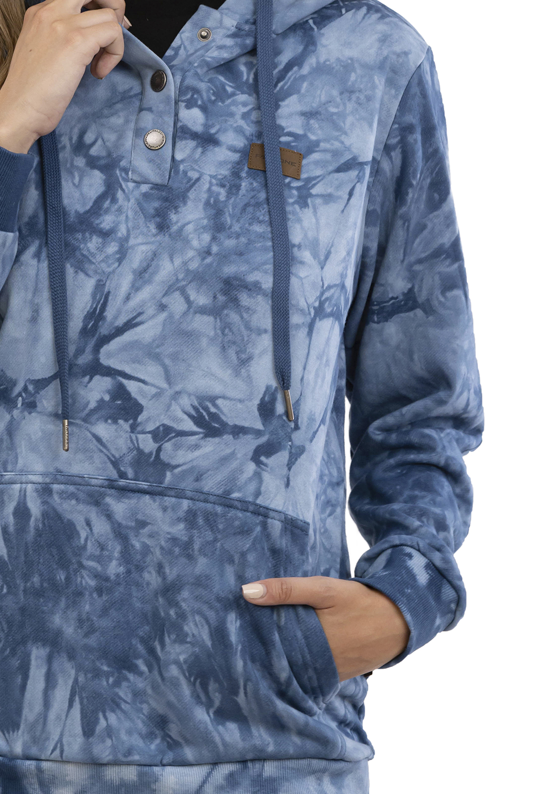 POLERON TIE-DYE WILD AZUL MUJER FALCONE - 4