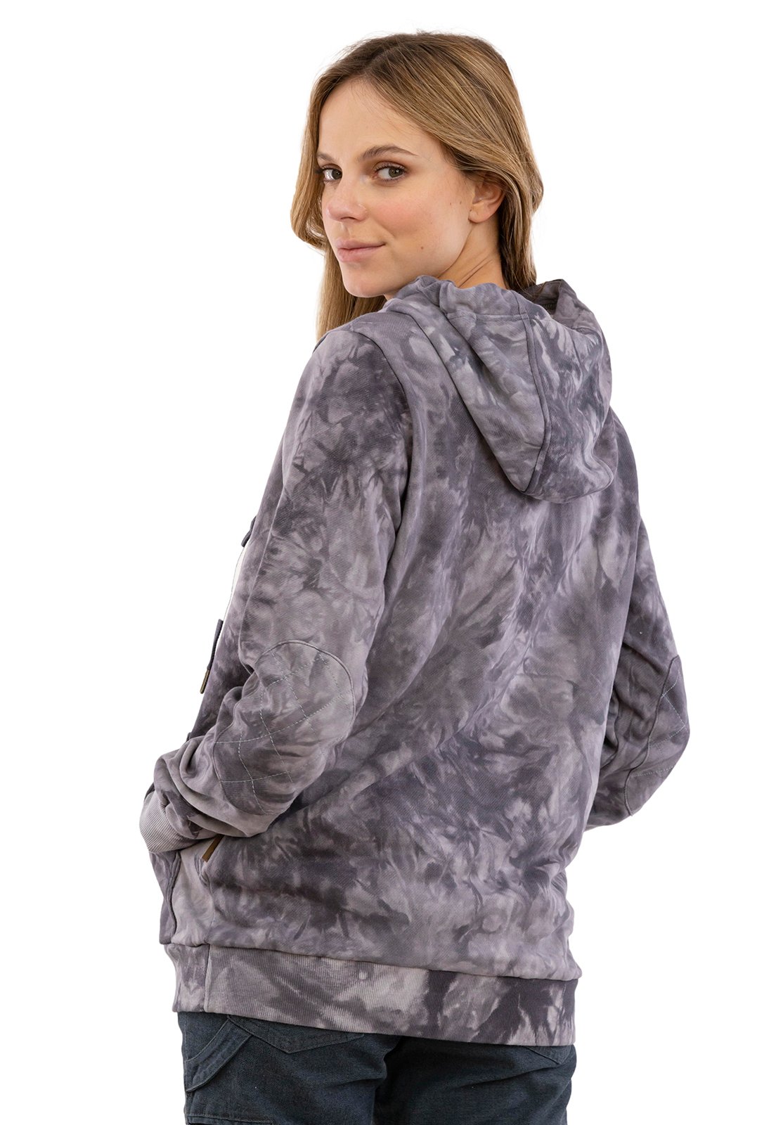 POLERÓN TIE-DYE WILD GRIS MUJER FALCONE - 3