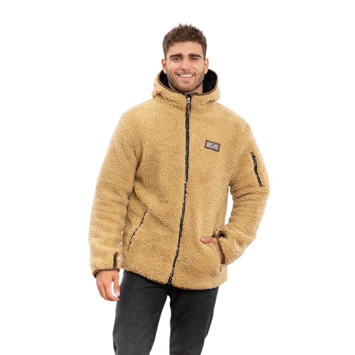 CHAQUETA CHIPORRO CLÁSICA MOSTAZA HOMBRE FALCONE - 1