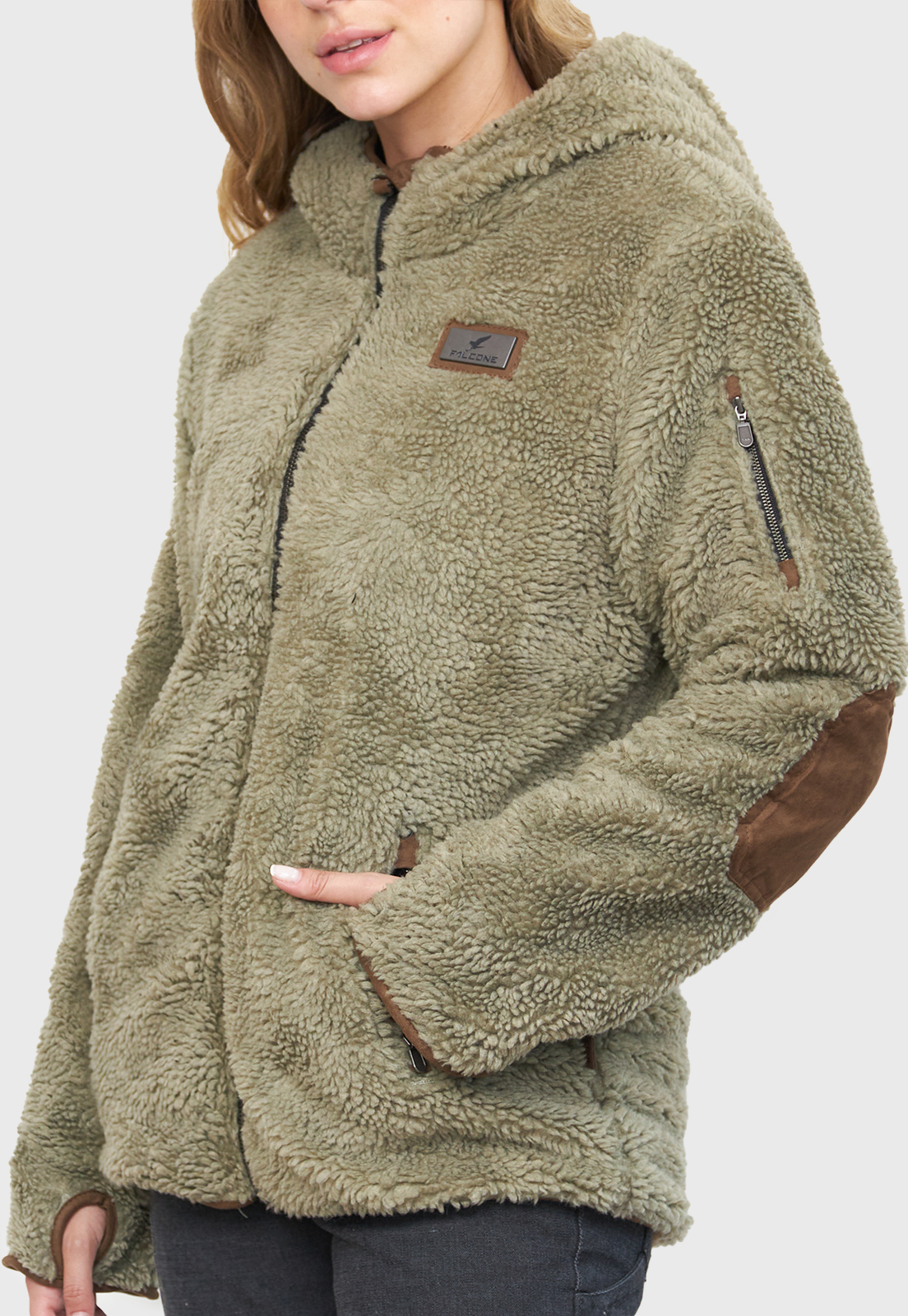 Chaqueta Chiporro Clásica V5 Verde Oliva Mujer Falcone - 4