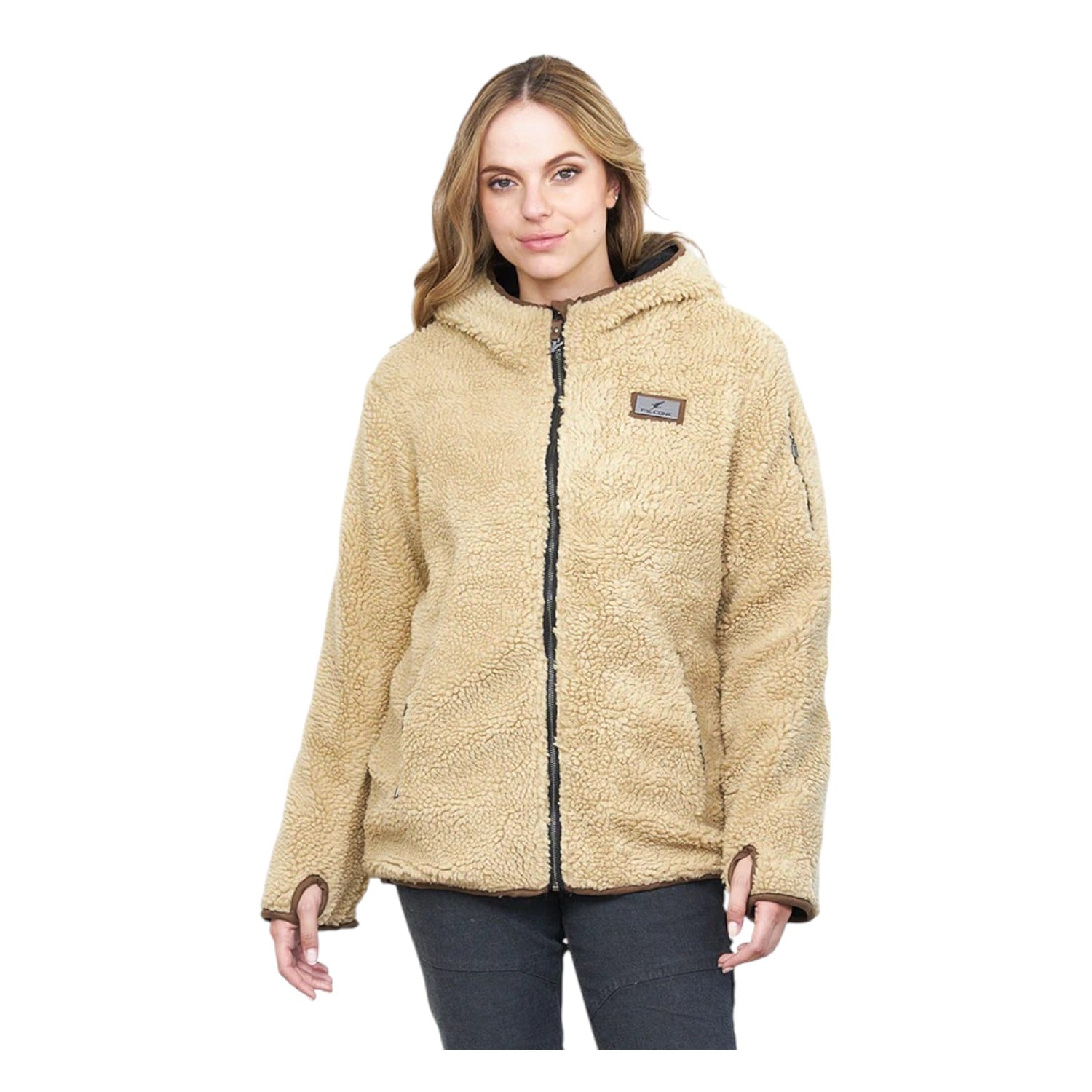 CHAQUETA CHIPORRO CLÁSICA MOSTAZA MUJER FALCONE - 1