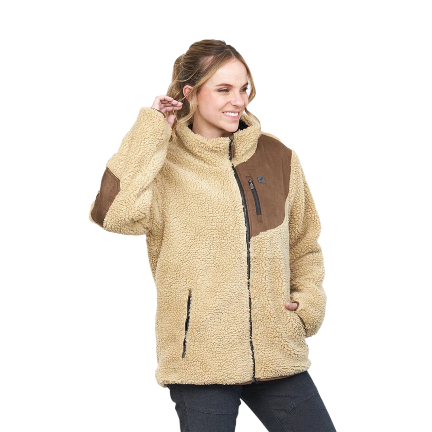 CHAQUETA CHIPORRO LUMBER MOSTAZA MUJER FALCONE - 2