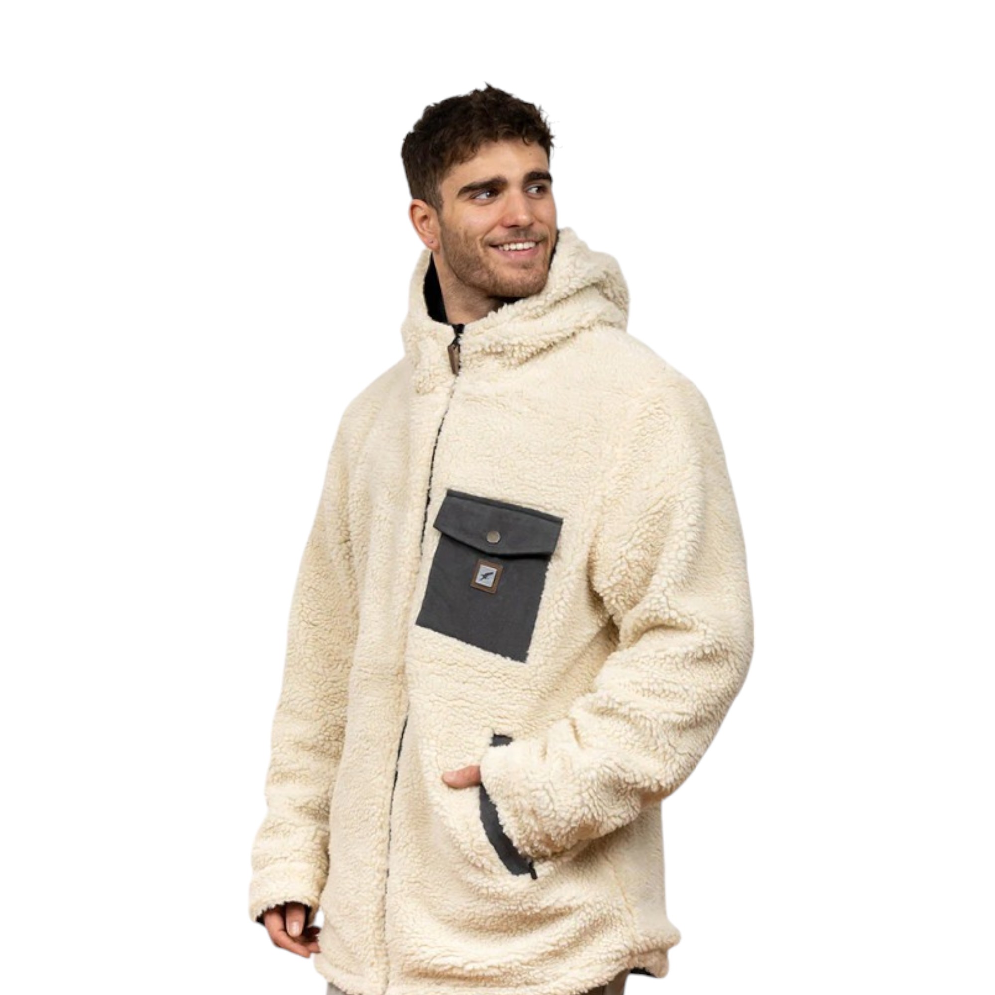 CHAQUETA CANVAS REVERSIBLE WOODSTONE GRIS HOMBRE FALCONE - 4
