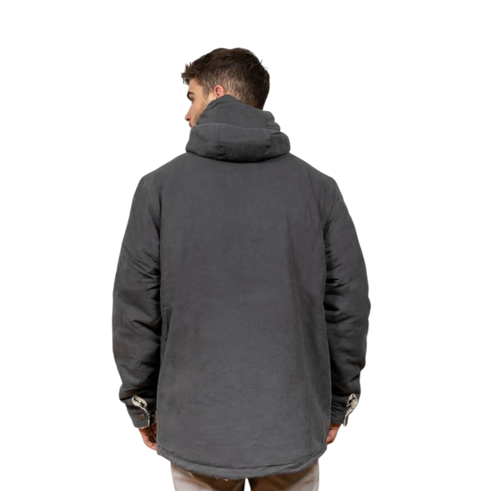 CHAQUETA CANVAS REVERSIBLE WOODSTONE GRIS HOMBRE FALCONE - 7