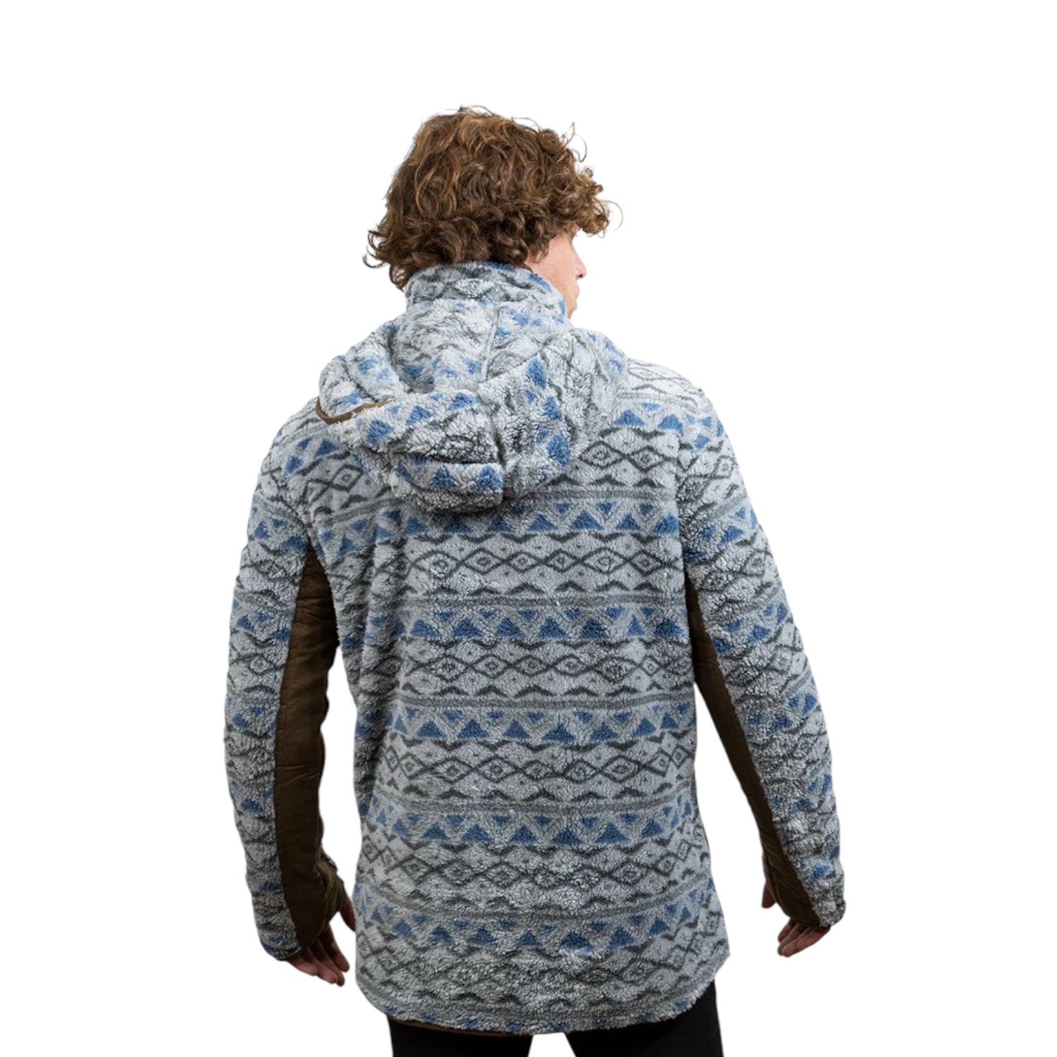 CHAQUETA SHAGGY LANDER AZUL HOMBRE FALCONE - 3
