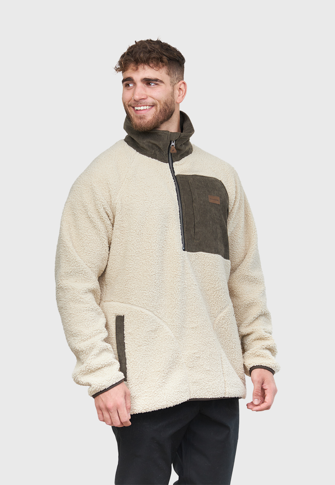 POLERÓN SHERPA NOMADIC BEIGE HOMBRE FALCONE - 2