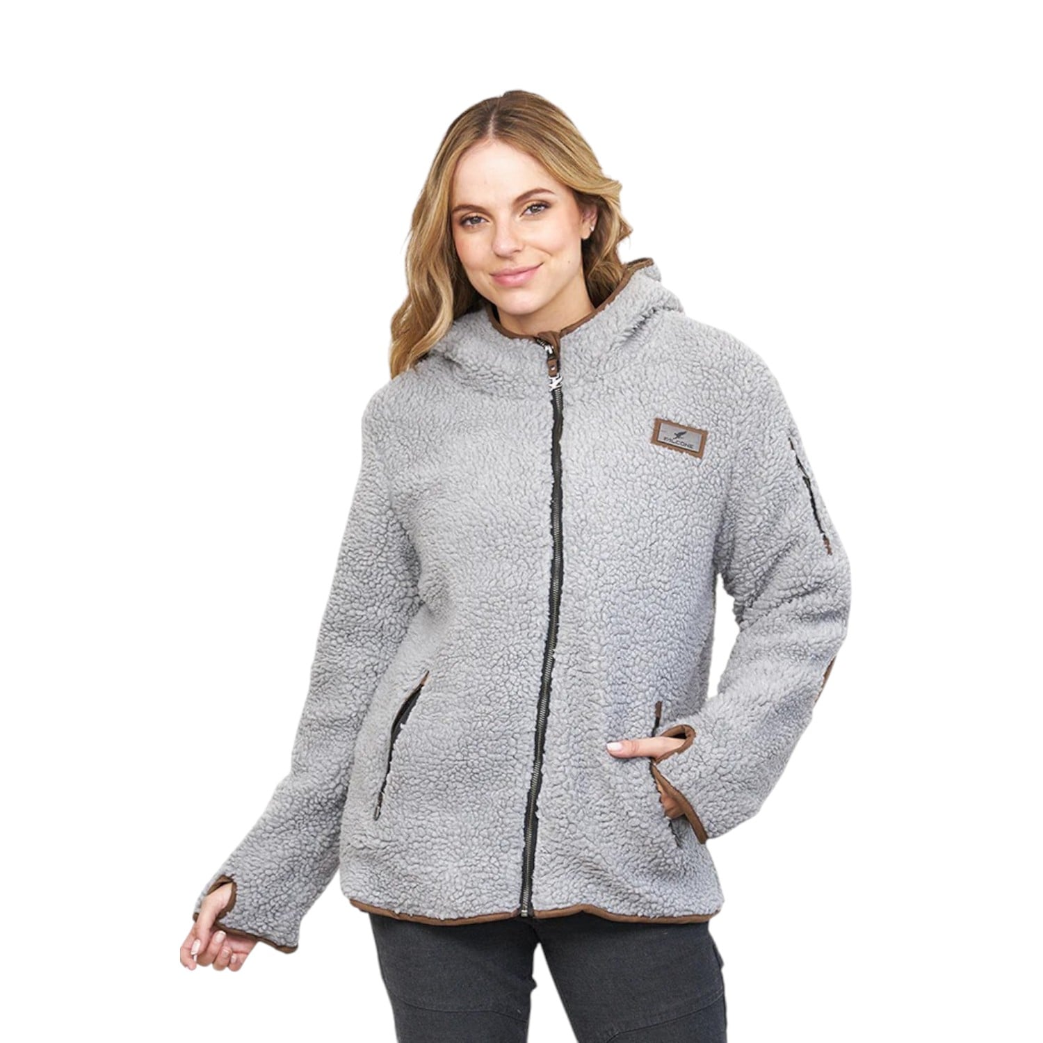 Chaqueta Chiporro Clásica V5 Gris Plata Mujer Falcone - 1