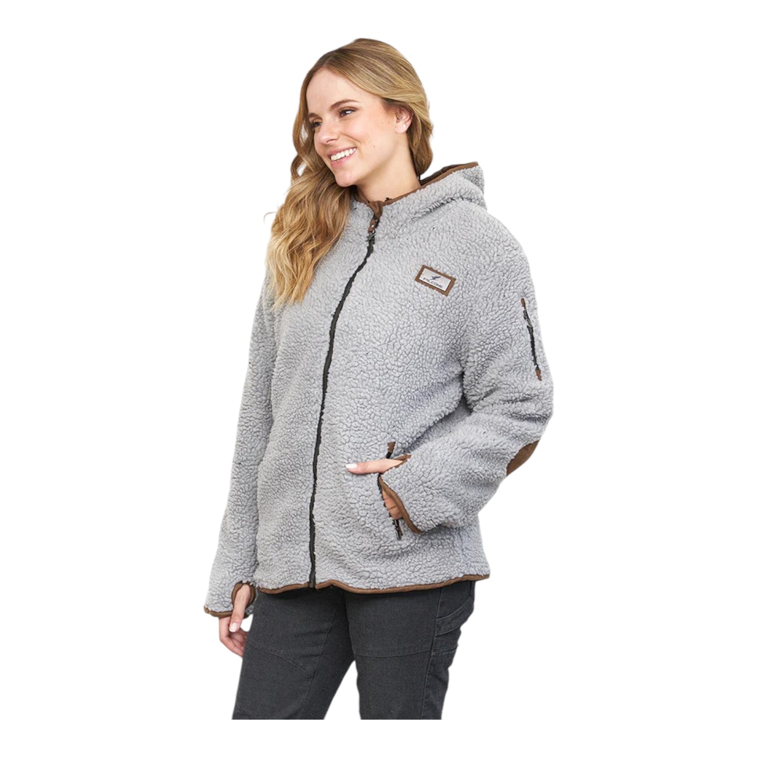 Chaqueta Chiporro Clásica V5 Gris Plata Mujer Falcone - 4