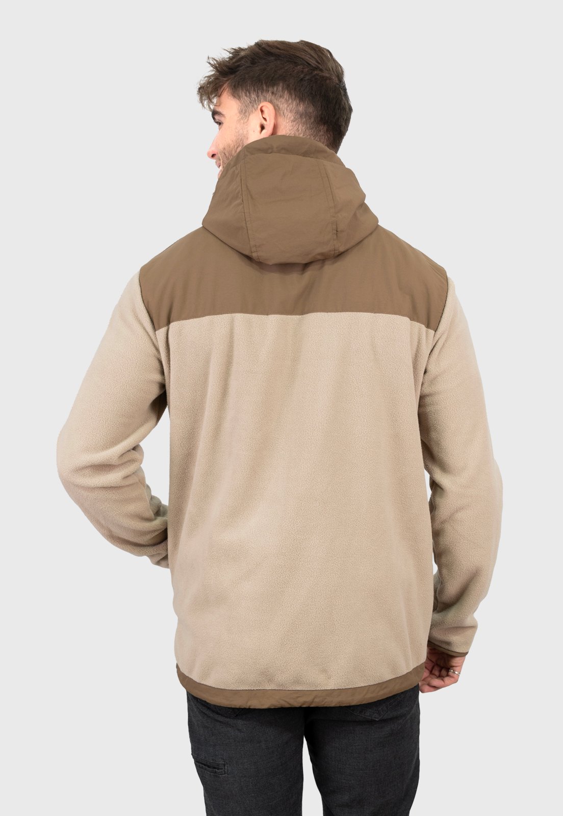 CHAQUETA POLAR JOURNEY BEIGE HOMBRE FALCONE - 3