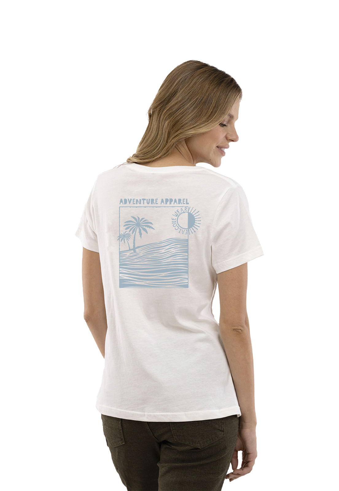 POLERA ORGÁNICA FALCONE SUNSET BLANCO MUJER FALCONE - 2