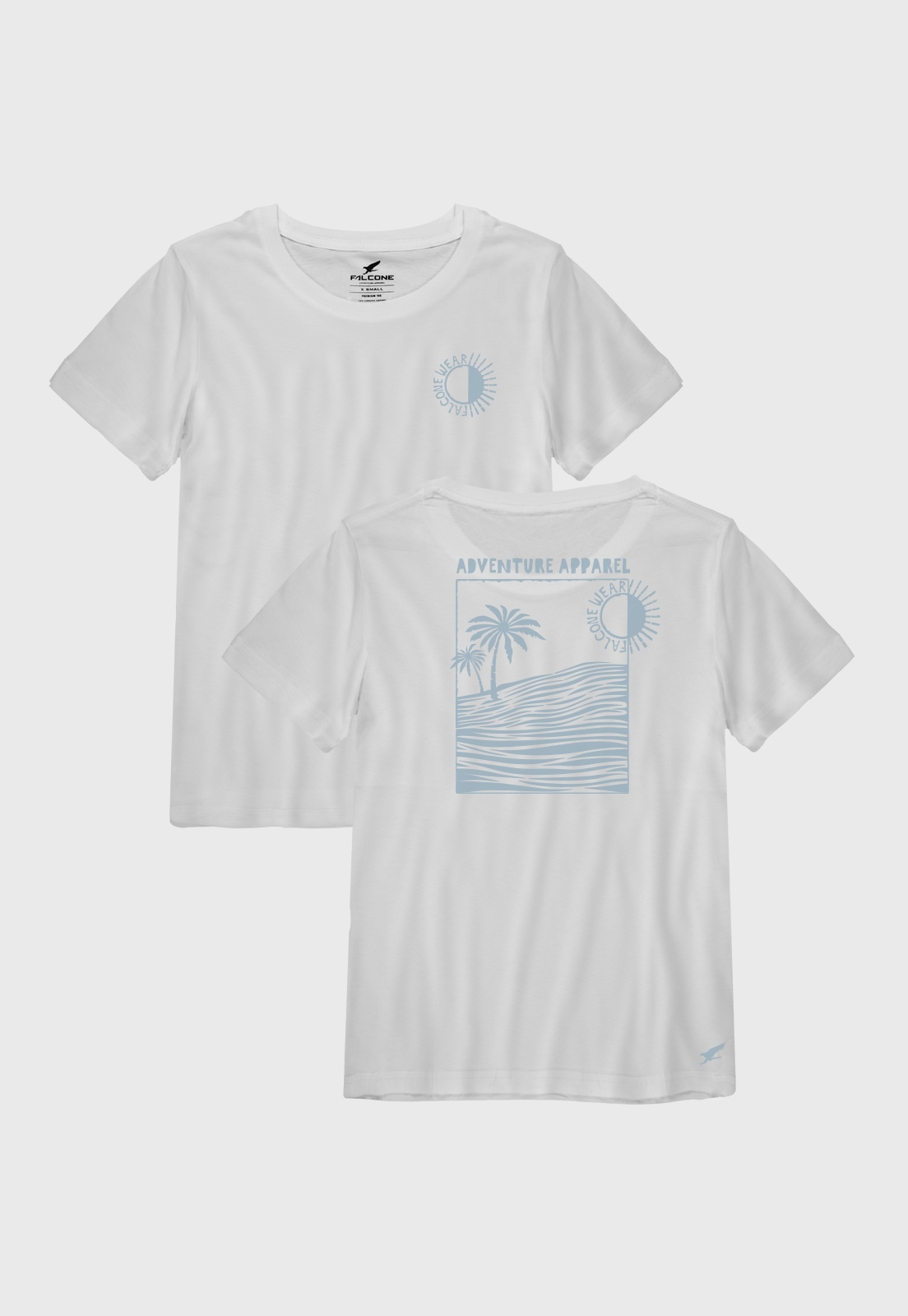 POLERA ORGÁNICA FALCONE SUNSET BLANCO MUJER FALCONE - 3