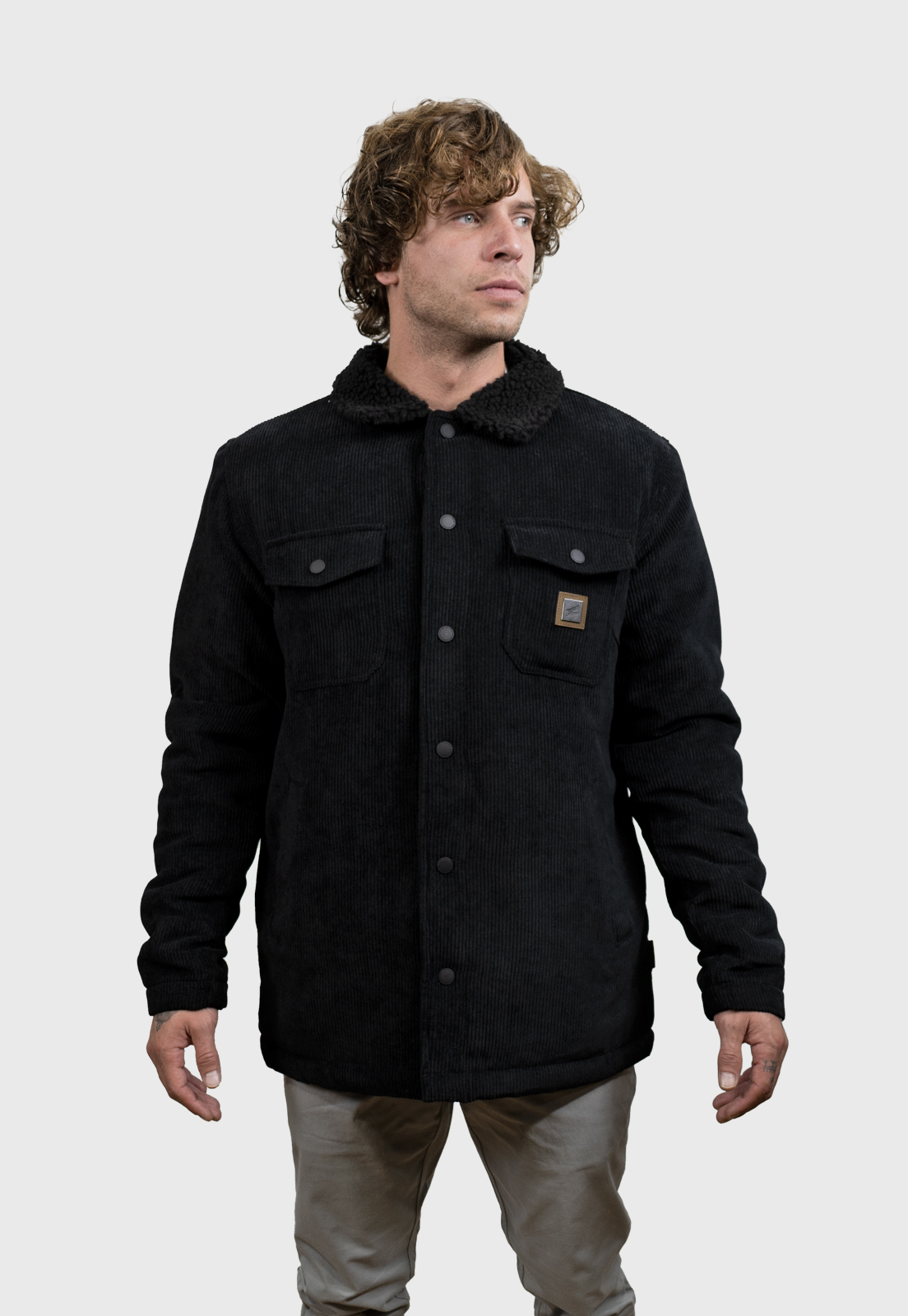 CHAQUETA HARVESTER BLACK HOMBRE FALCONE - 1