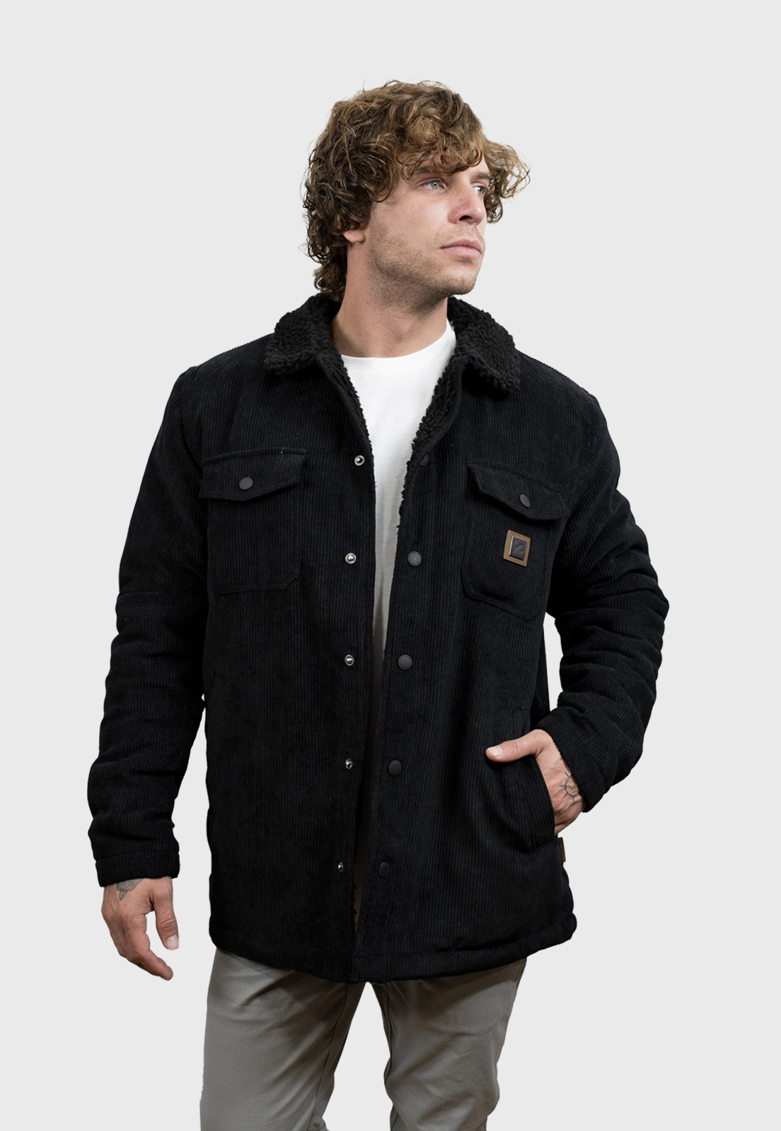 CHAQUETA HARVESTER BLACK HOMBRE FALCONE - 3