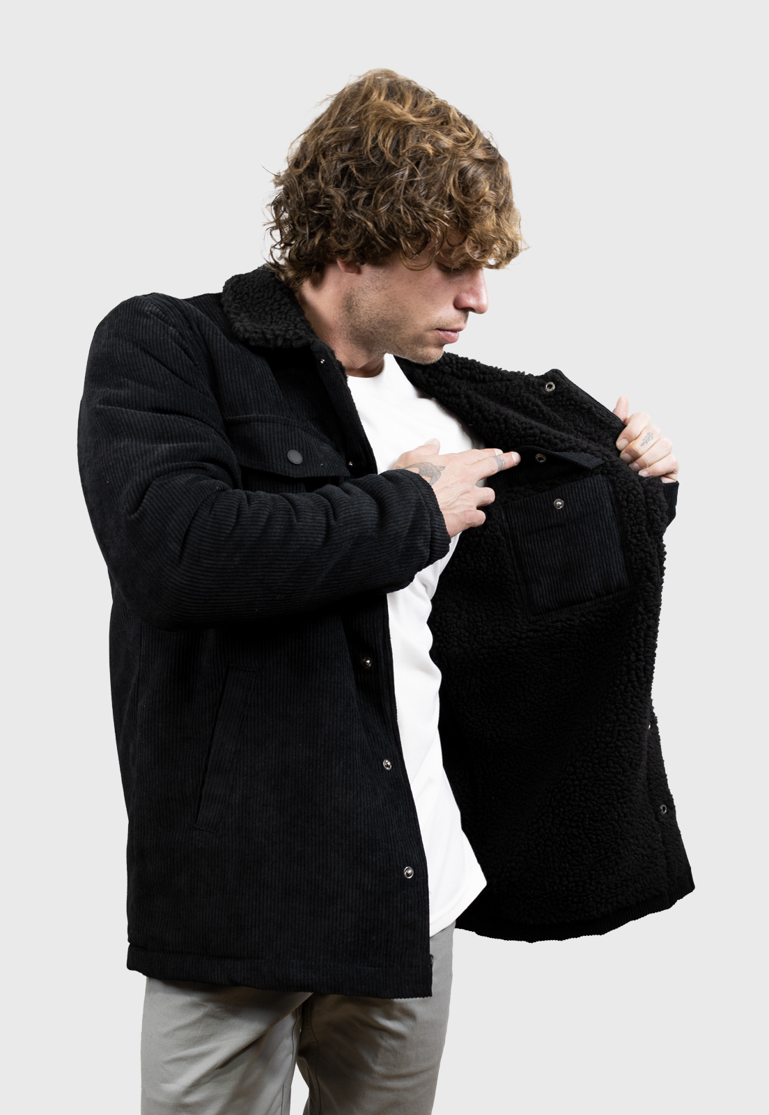 CHAQUETA HARVESTER BLACK HOMBRE FALCONE - 5