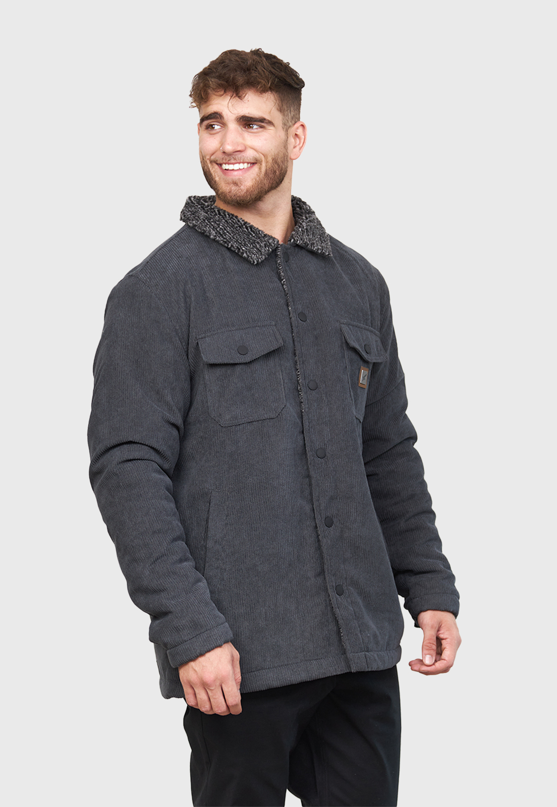 CHAQUETA HARVESTER GRIS OSCURO HOMBRE FALCONE - 2