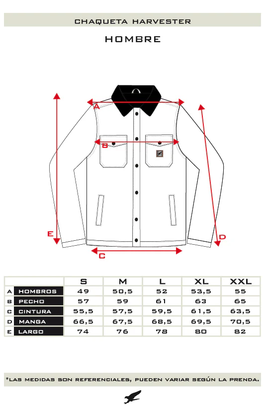 CHAQUETA HARVESTER GRIS OSCURO HOMBRE FALCONE - 6