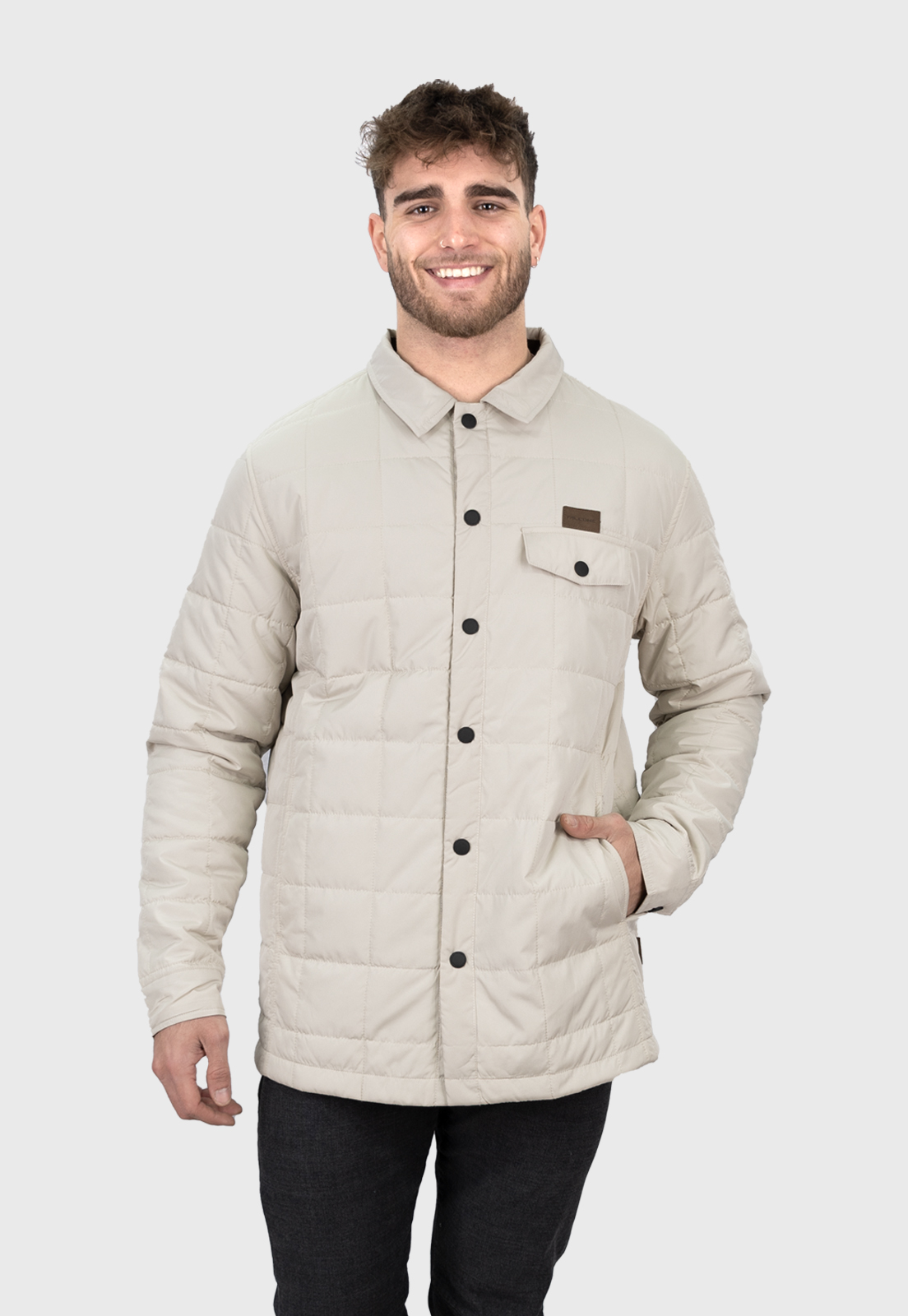 CHAQUETA PARKA LANDING ZONE BEIGE HOMBRE FALCONE - 1