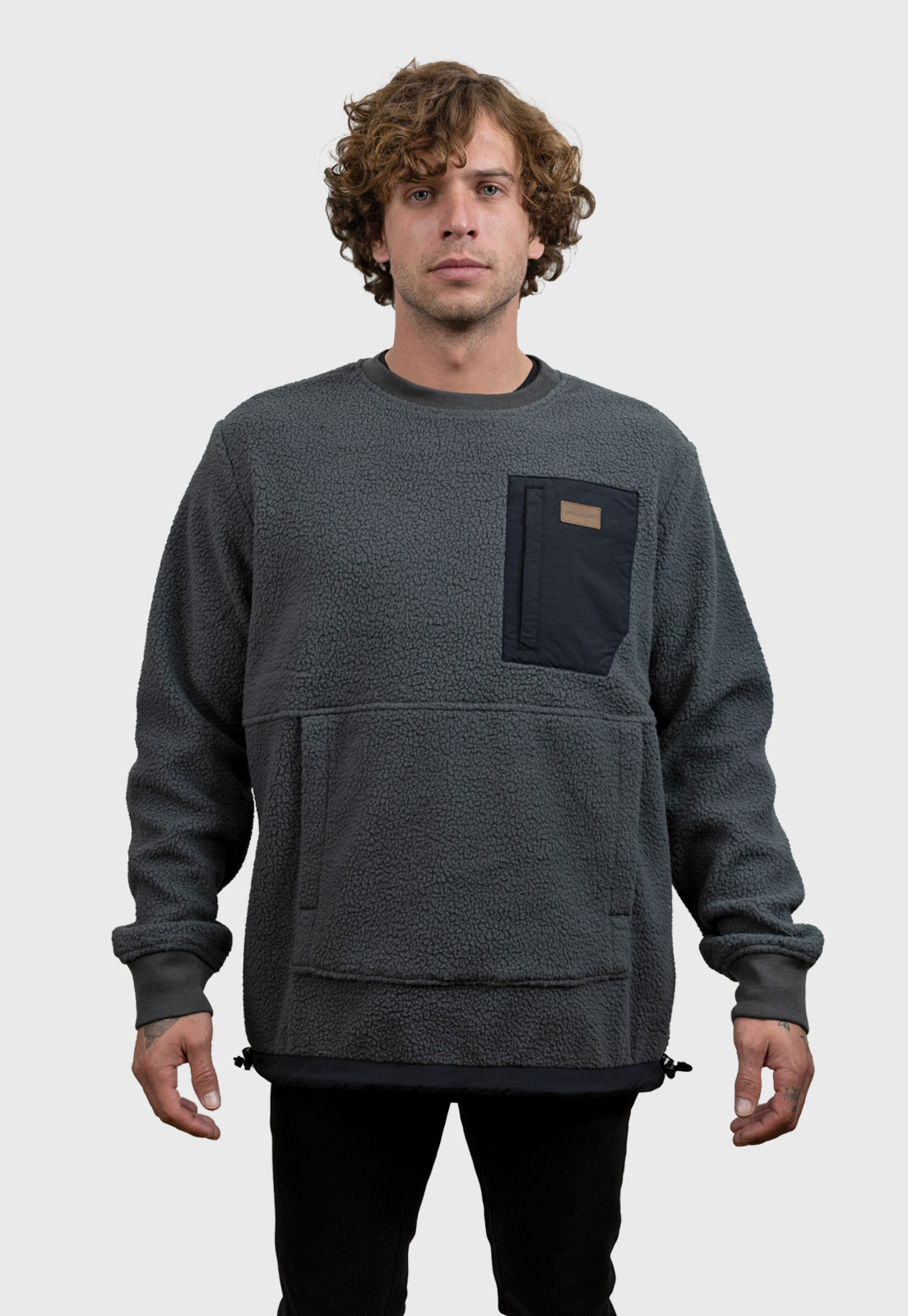 POLERÓN FRONTIER GRIS OSCURO HOMBRE FALCONE - 1