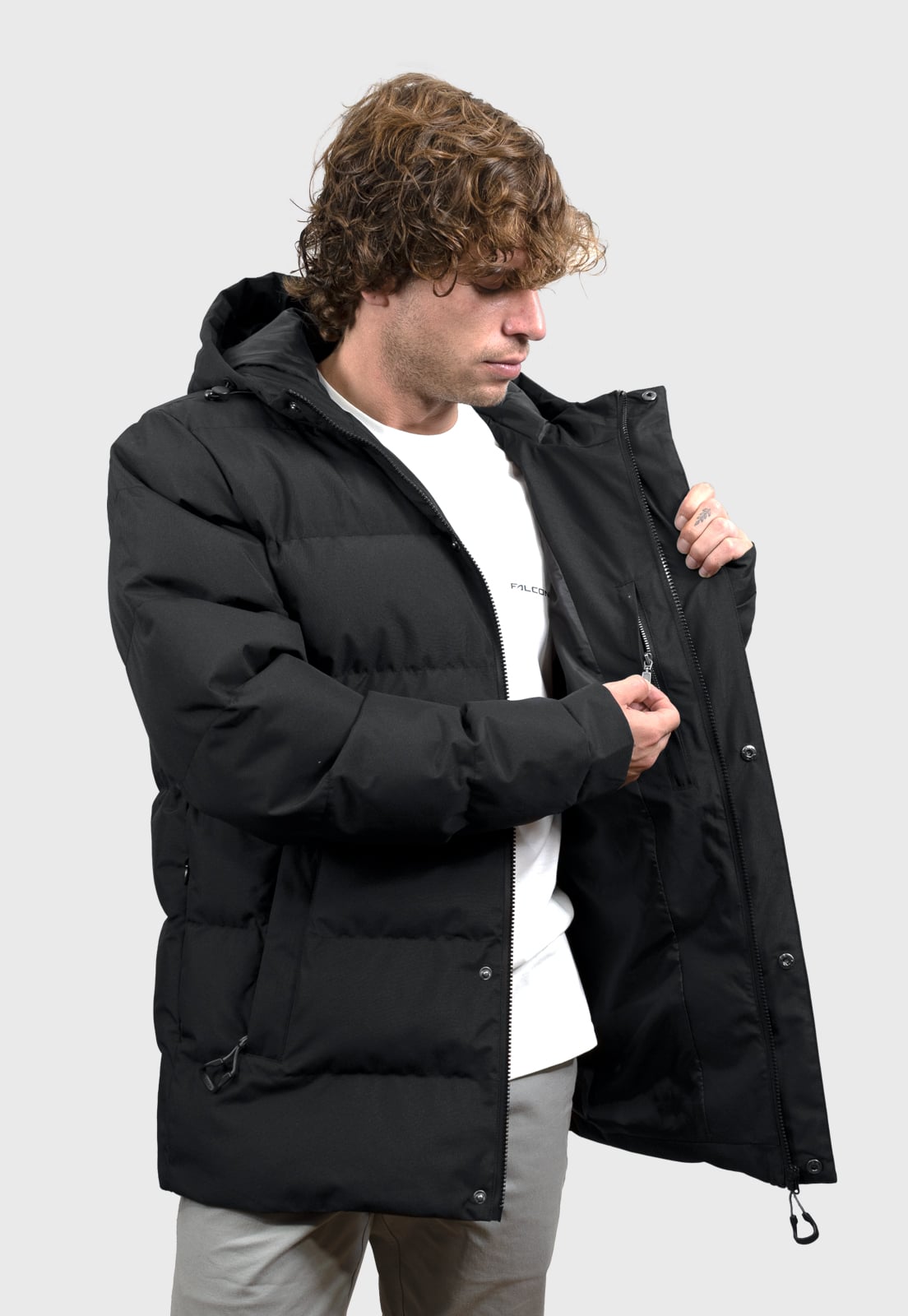 PARKA OUTERKNOWN NEGRO HOMBRE FALCONE - 5