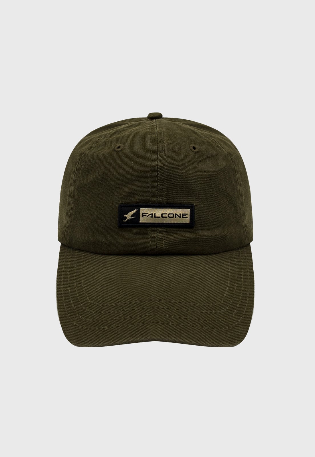 GORRO ALGODÓN FALCONE VERDE RECTANGULAR LOGO - 1