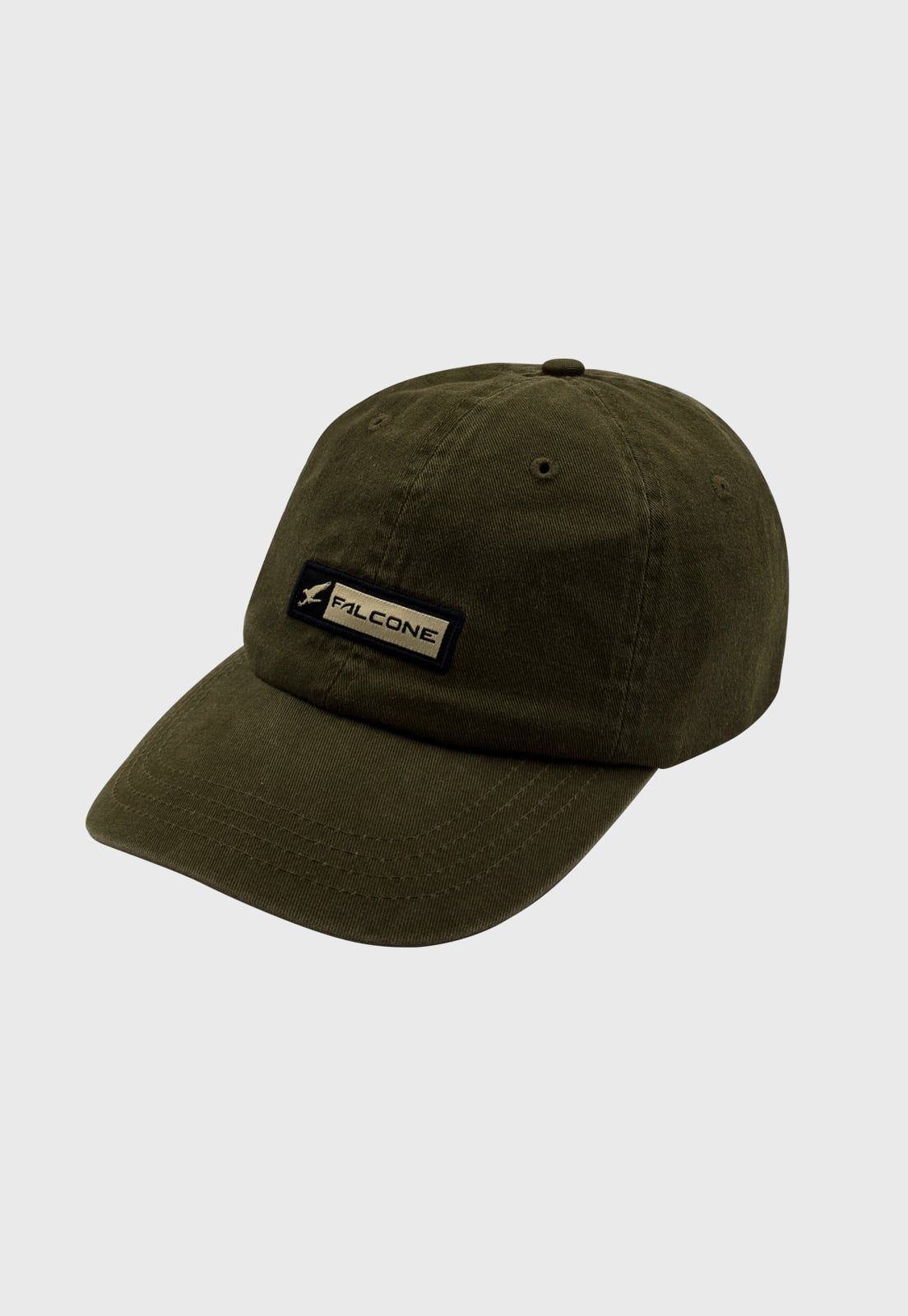 GORRO ALGODÓN FALCONE VERDE RECTANGULAR LOGO - 2