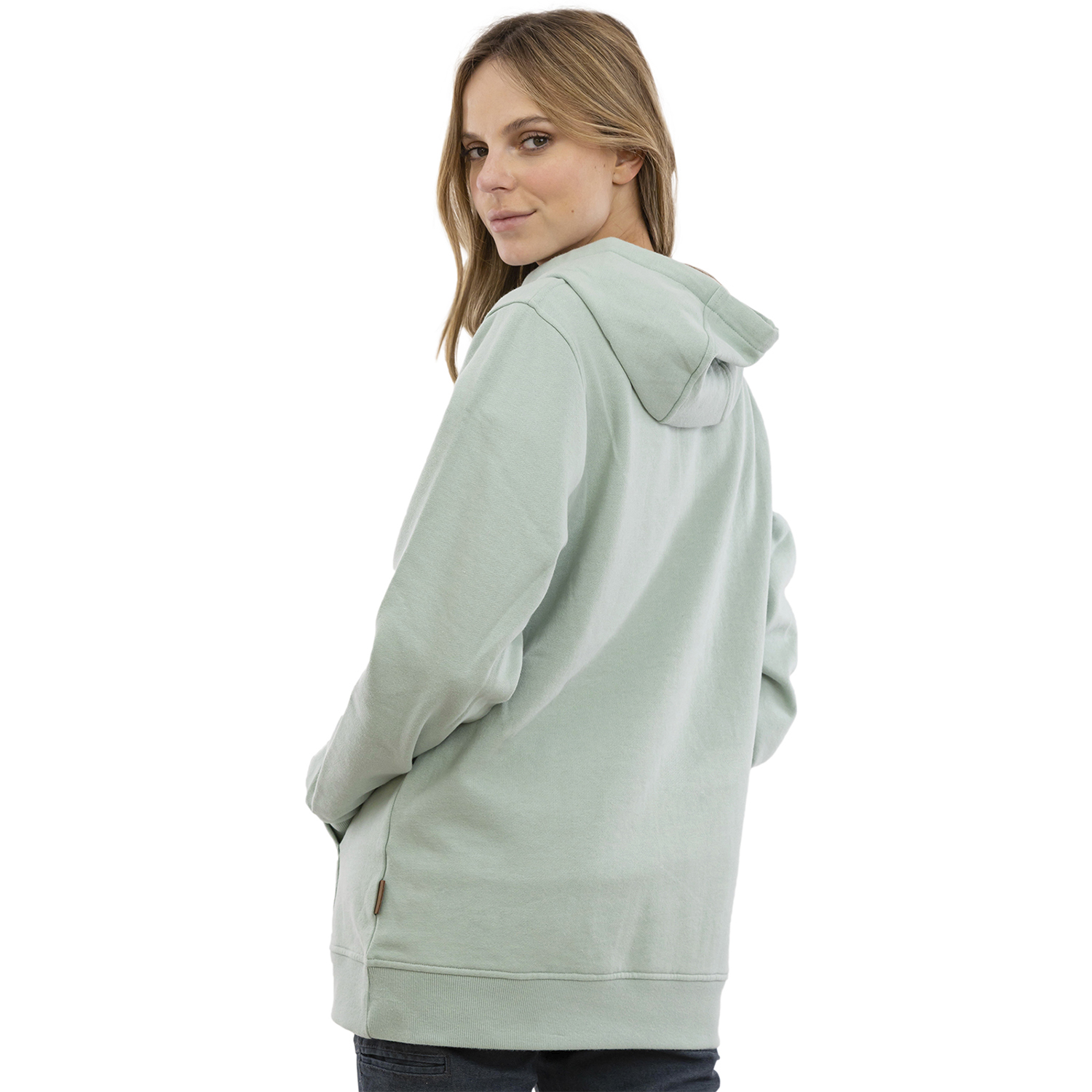 POLERÓN ACID-WASH EMBROIDERY MENTA MUJER FALCONE - 2