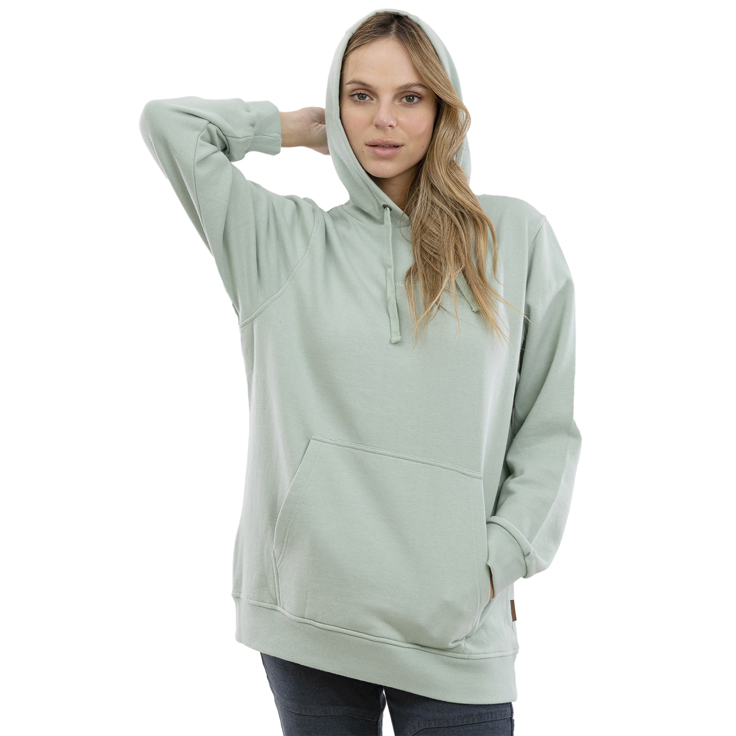 POLERÓN ACID-WASH EMBROIDERY MENTA MUJER FALCONE - 3