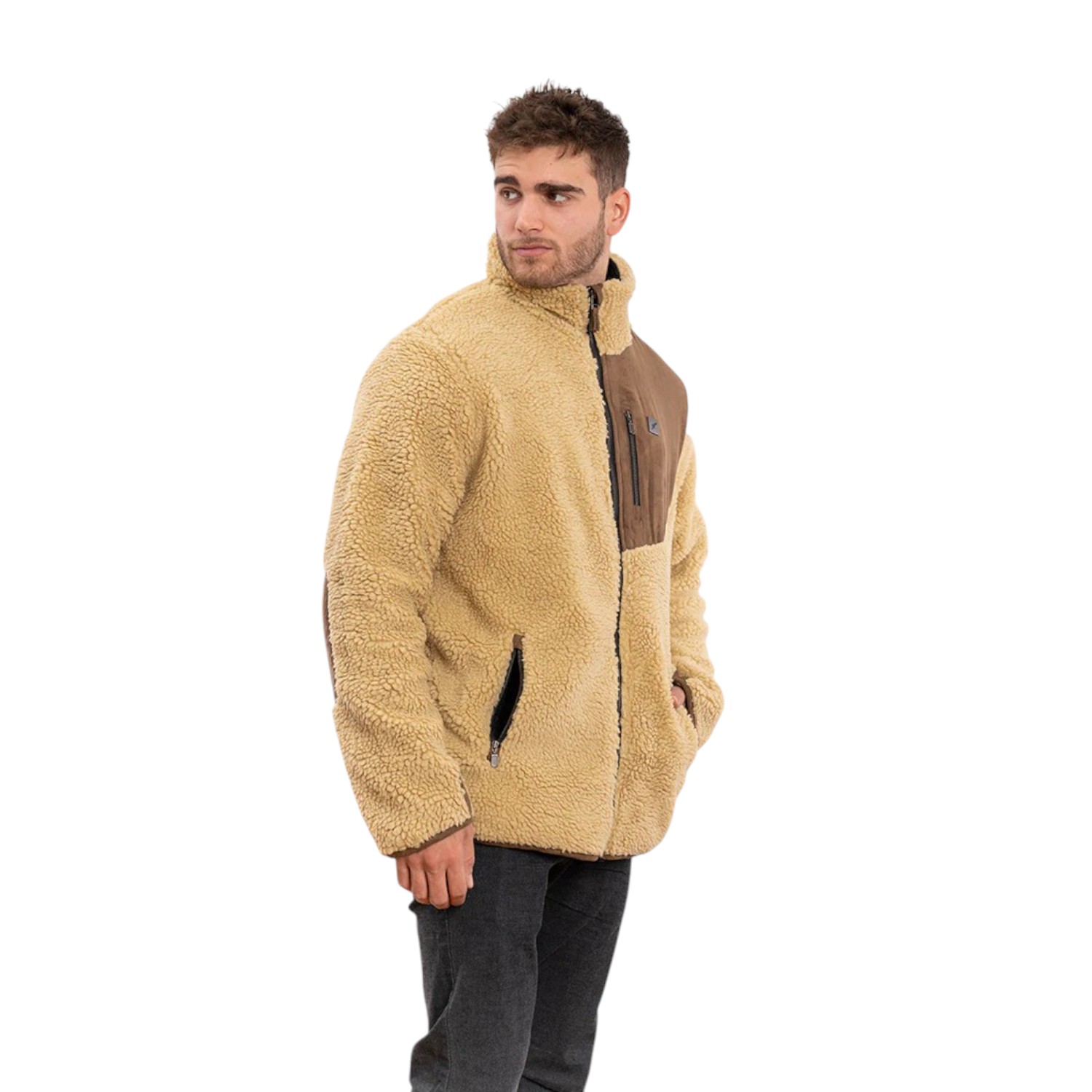 CHAQUETA CHIPORRO LUMBER MOSTAZA HOMBRE FALCONE - 3